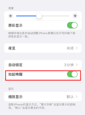 靖宇苹果授权维修站分享iPhone轻点无法唤醒怎么办
