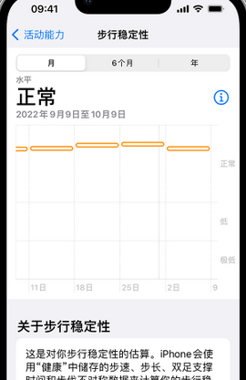 靖宇iPhone手机维修如何在iPhone开启'步行稳定性通知'